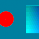 Voici un exemple de comment notre rétine perçoit les couleurs. Fixe le point blanc pendant 1mn, et un halo lumineux se génère aux bords du cercle rouge, puis jette la tête en arrière et tu verras un anneau lumineux autour du cercle rouge.